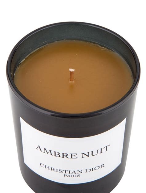 dior ambre nuit candle.